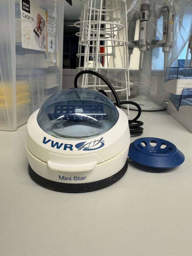 Image of VWR MiniStar whiteline Micro Centrifuge